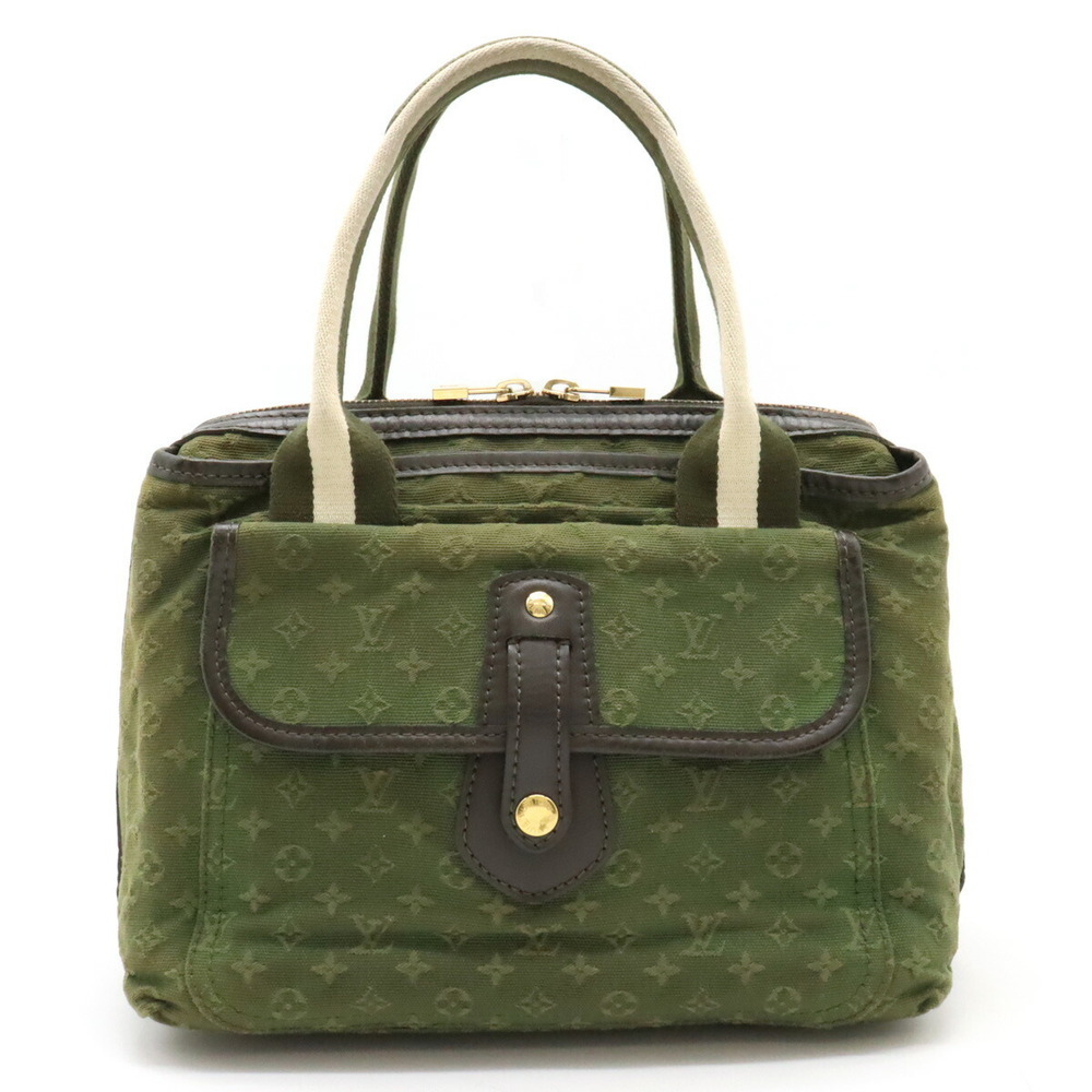 Louis Vuitton Green Mary Khaki Handbag Kate Monogram Tote Bag Sac - Picture 2 of 8